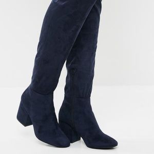 Aldo Bellinna 2 - over the knee boots Navy